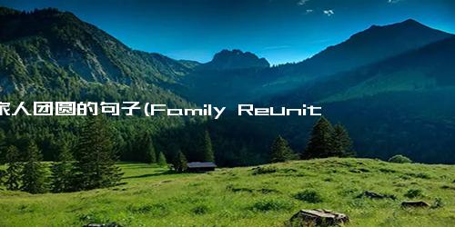 一家人团圆的句子(Family Reunites for Heartwarming Gathering)